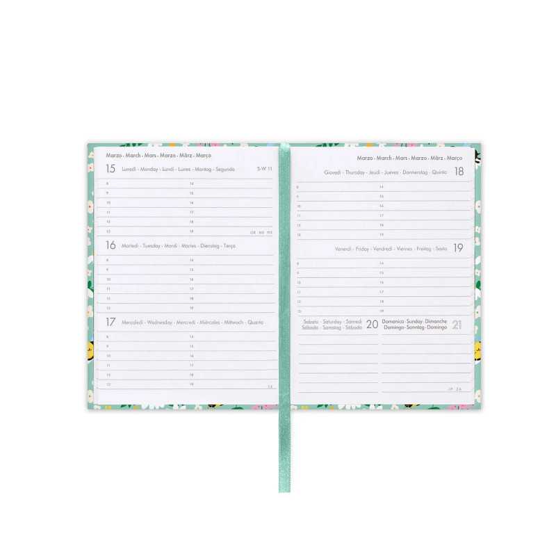 Agenda Legami 2027 Settimanale Small Bee Green