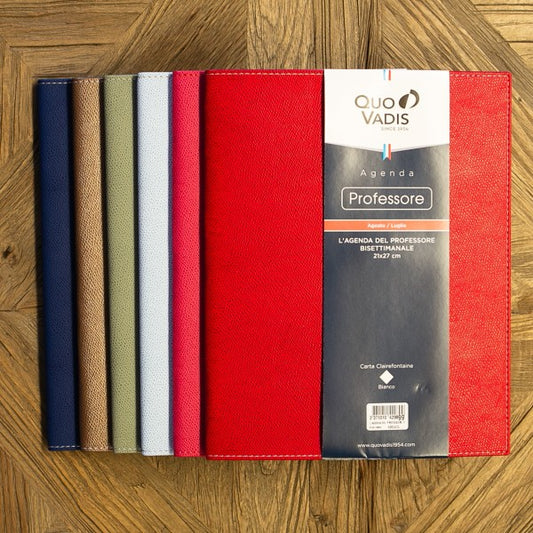 Agenda del Professore Quo Vadis Maxi (21x27 cm) – Roma Rosso