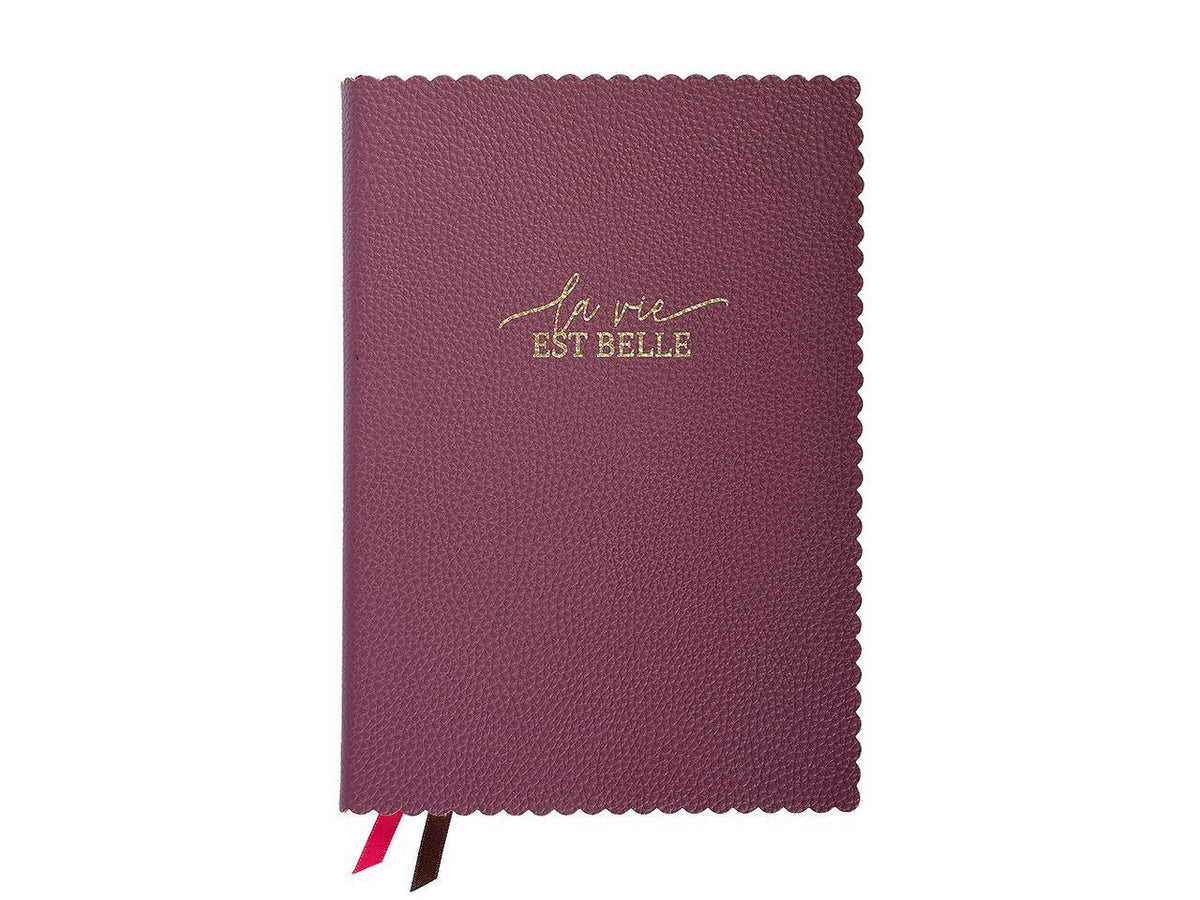Artebene notebook Majoie viola La vie est belle
