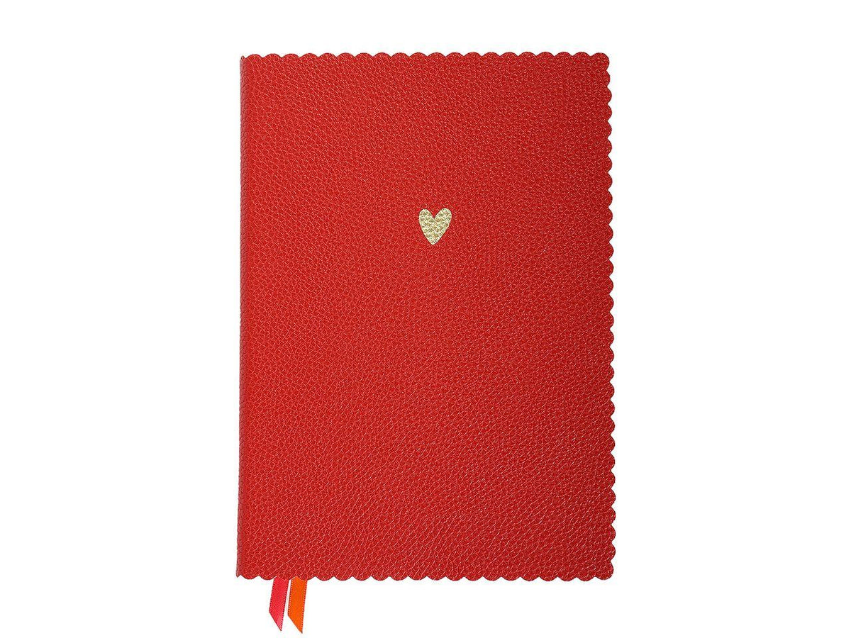 Artebene taccuino Majoie rosso con cuore dorato