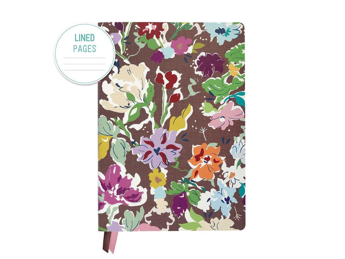 Artebene notebook floreale multicolore a righe
