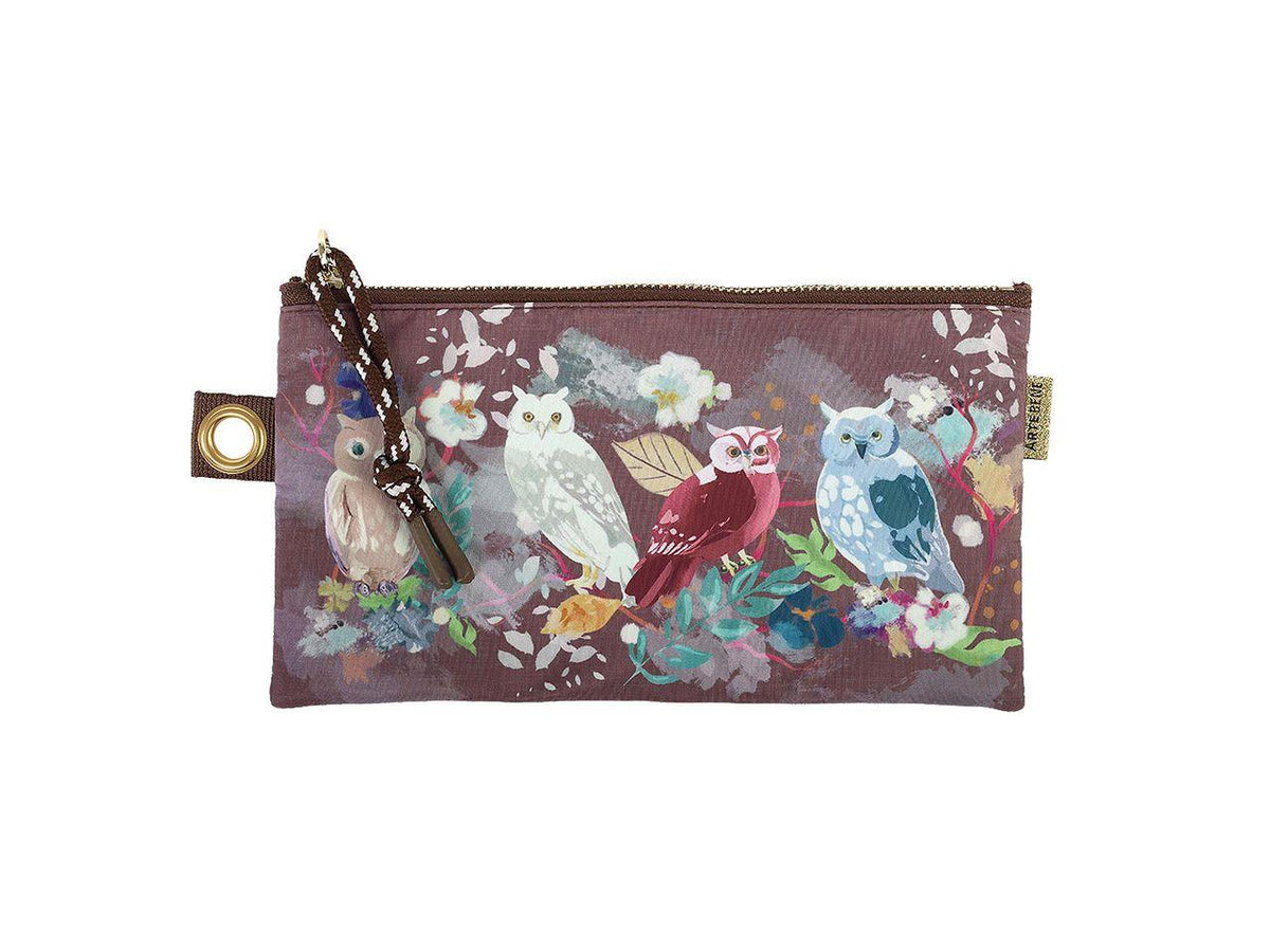 Artebene pochette con stampa gufi