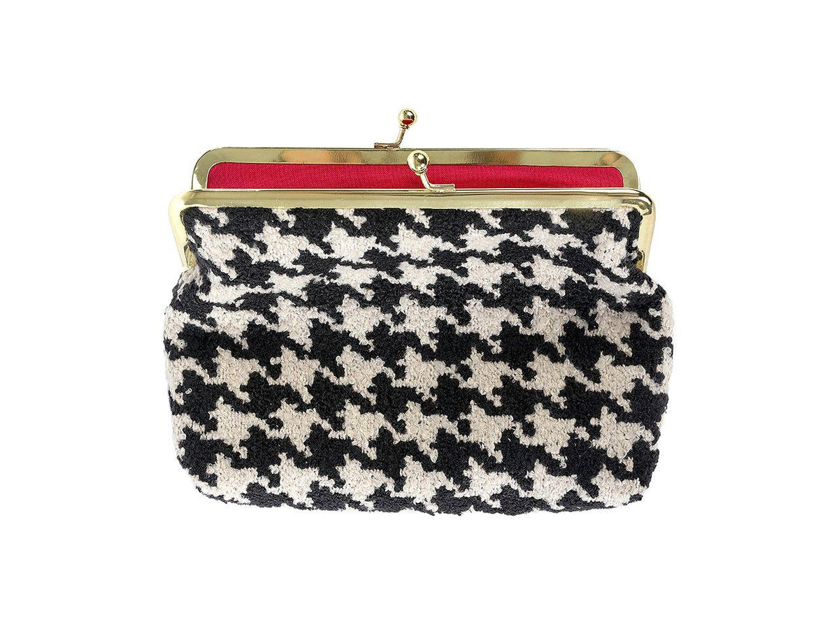 Artebene trousse pied-de-poule con doppia clip