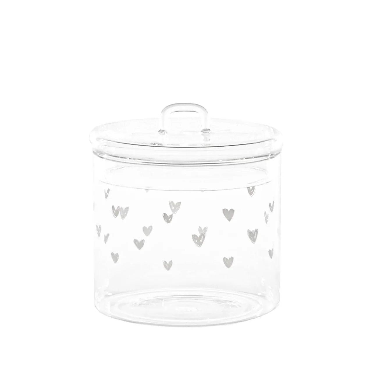 Barattolo in vetro Ø12 cm Cuori Simple Day