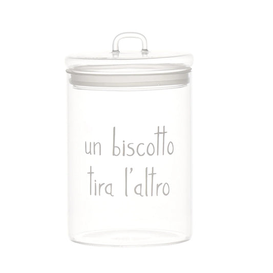Barattolo 12cm un Biscotto Tira L'altro