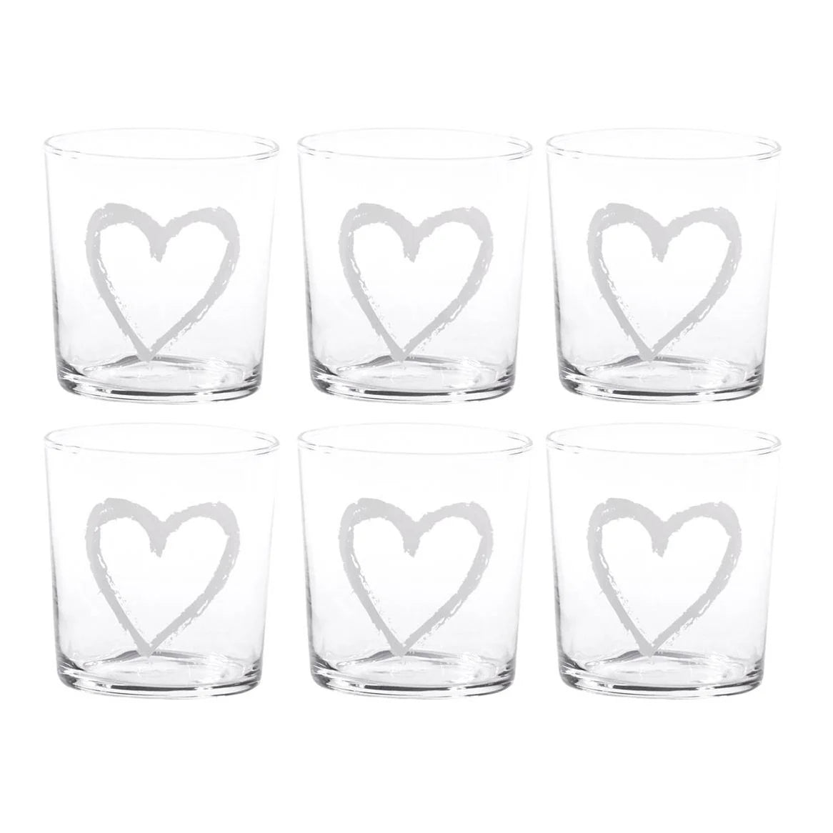 Bicchiere Cuore Graffiti 37 cl
