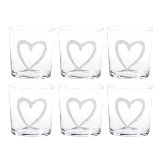 Bicchiere Cuore Graffiti 37 cl