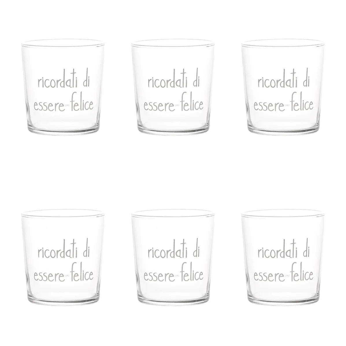 Bicchiere 35 cl Ricordati di Essere Felice