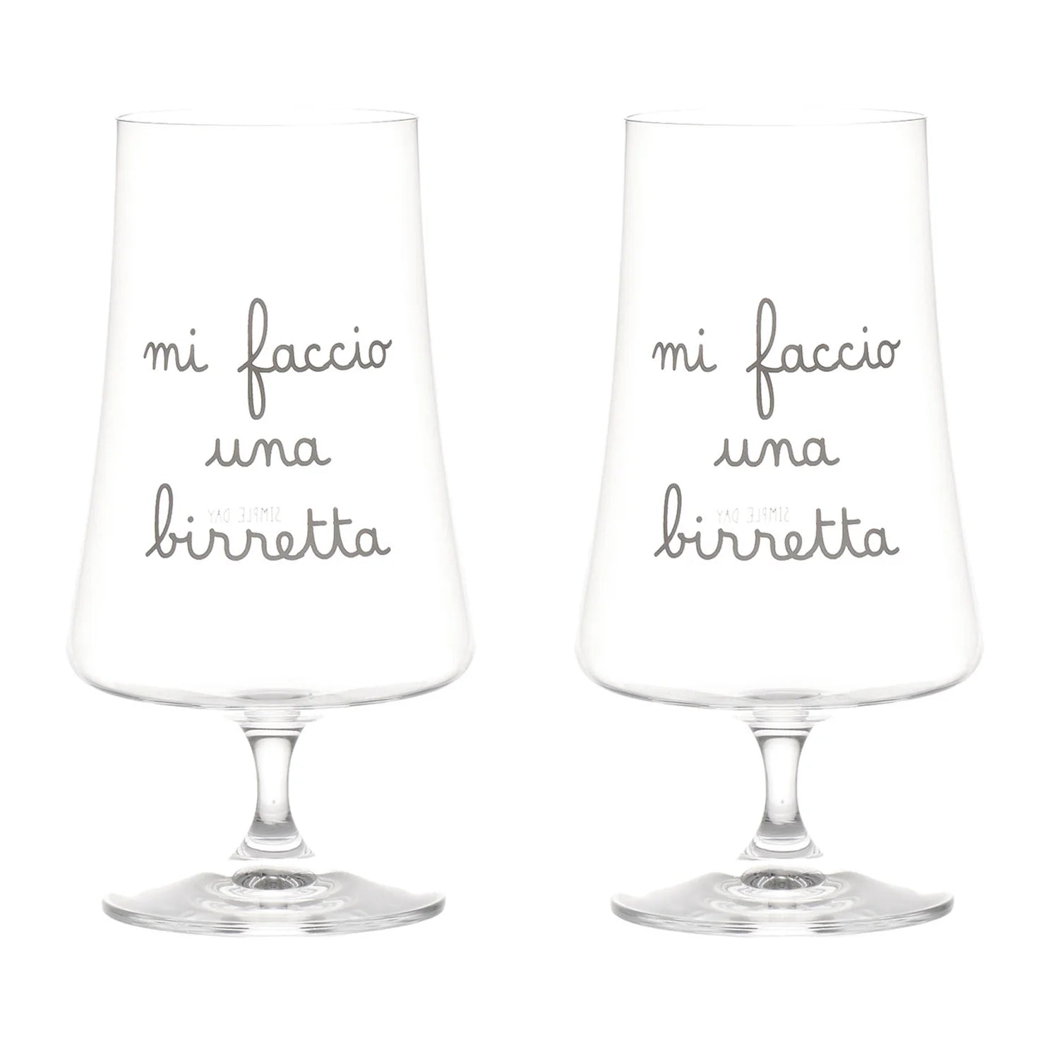 Set 2 calici birra 55 cl Simple Day