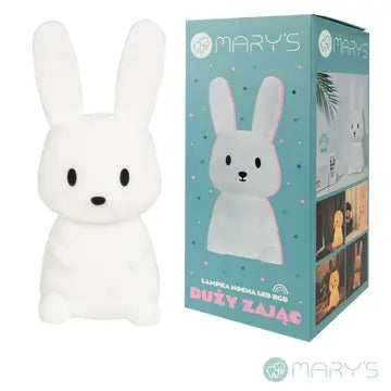 Lampada notturna LED Big Bunny bianca