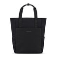 Carica l'immagine nel visualizzatore della galleria, Zaino Lindby All Black – Stile roll-top flessibile e dinamico
