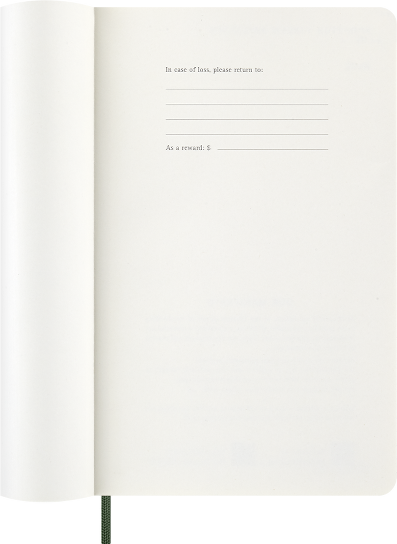 Agenda Moleskine 2027 Giornaliera Large Rosso Scarlatto Copertina Morbida