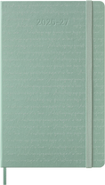 Carica l'immagine nel visualizzatore della galleria, Moleskine Agenda 18 Mesi Settimanale Notebook - Large, Verde Salvia, Copertina rigida, 2027
