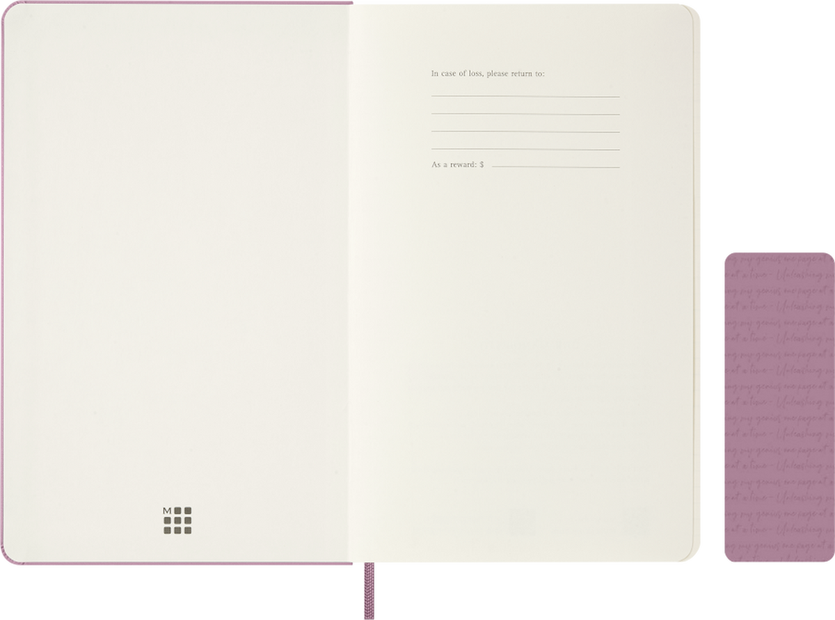 Agenda Moleskine 2027 Giornaliera Large Rosa Majestic Copertina Rigida