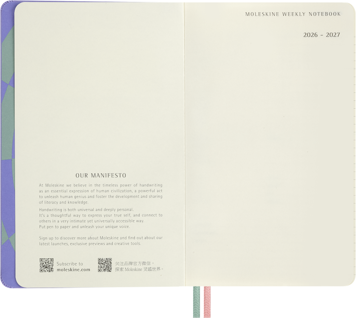 Moleskine Agenda 18 Mesi Alice in Wonderland - Large, Copertina rigida, 2027