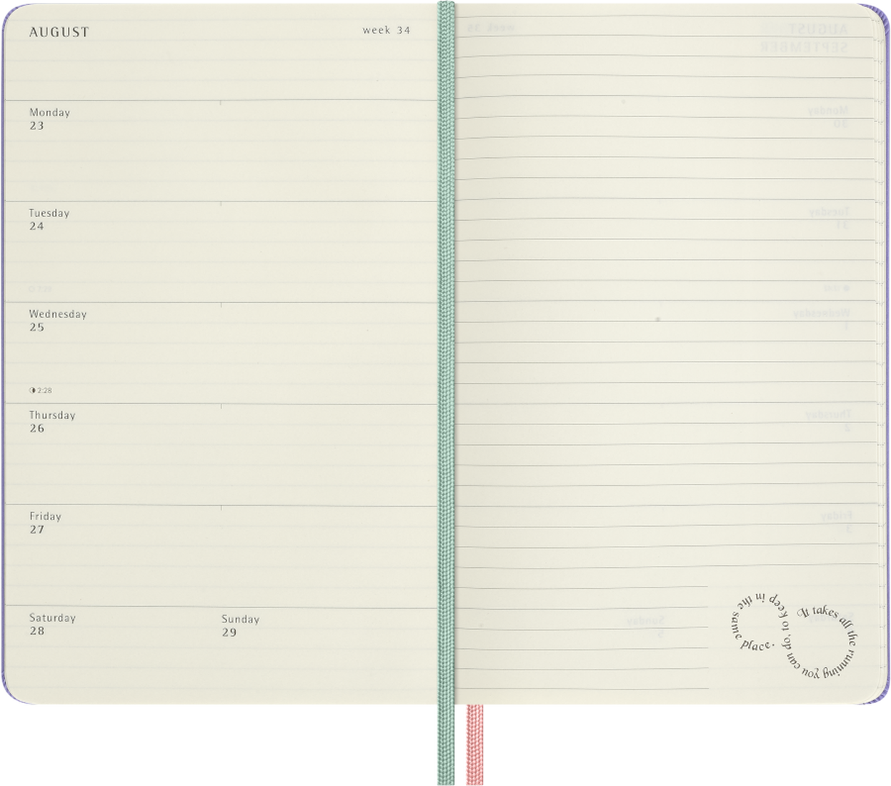 Moleskine Agenda 18 Mesi Alice in Wonderland - Large, Copertina rigida, 2027