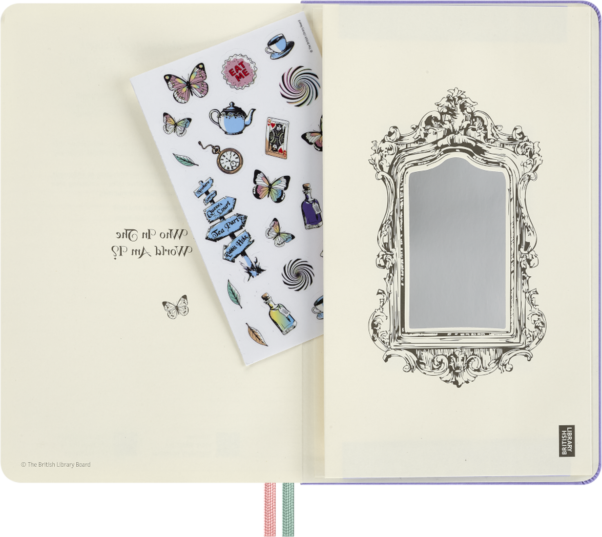 Moleskine Agenda 18 Mesi Alice in Wonderland - Large, Copertina rigida, 2027