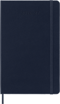 Carica l'immagine nel visualizzatore della galleria, Moleskine Agenda 18 Mesi Settimanale Notebook - Large, Blu Zaffiro, Copertina rigida, 2027
