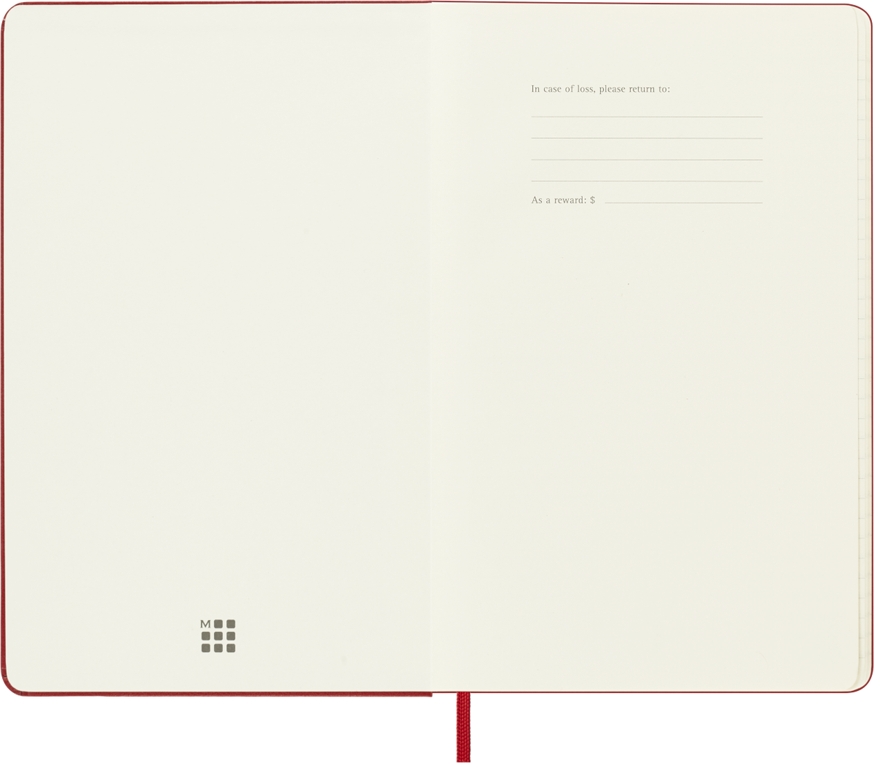Moleskine Agenda 18 Mesi Settimanale Notebook - Large, Rosso Scarlatto, Copertina rigida, 2027