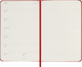 Carica l'immagine nel visualizzatore della galleria, Moleskine Agenda 18 Mesi Settimanale Notebook - Pocket, Rosso Scarlatto, Copertina rigida, 2027
