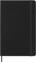 Carica l'immagine nel visualizzatore della galleria, Moleskine Agenda 18 Mesi Settimanale Orizzontale - Large, Nero, Copertina rigida, 2027

