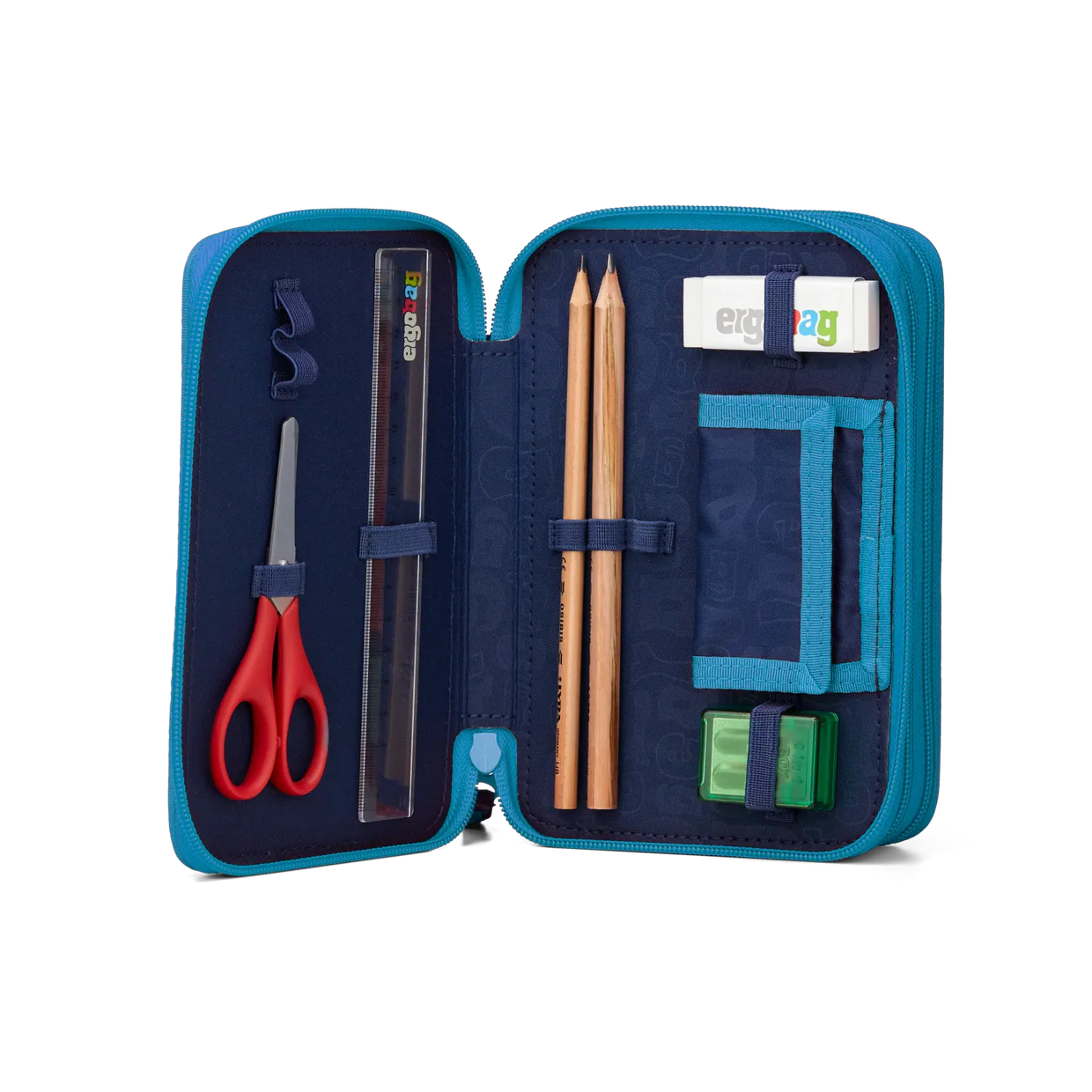 Astuccio Ergobag 3 zip Bearassic Garden