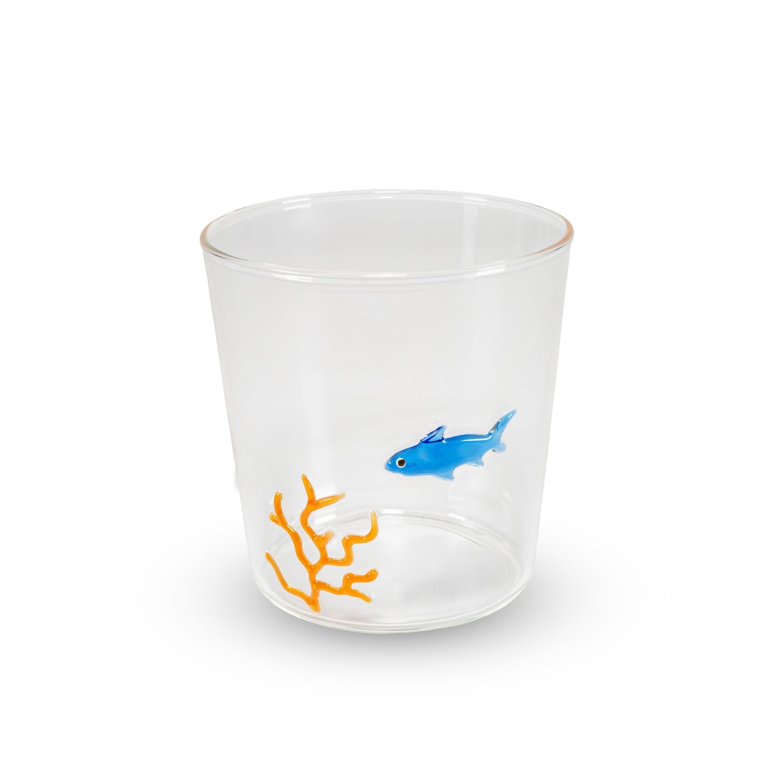 Bicchiere in Vetro Borosilicato WD-Lifestyle 250ml - Decoro Squalo