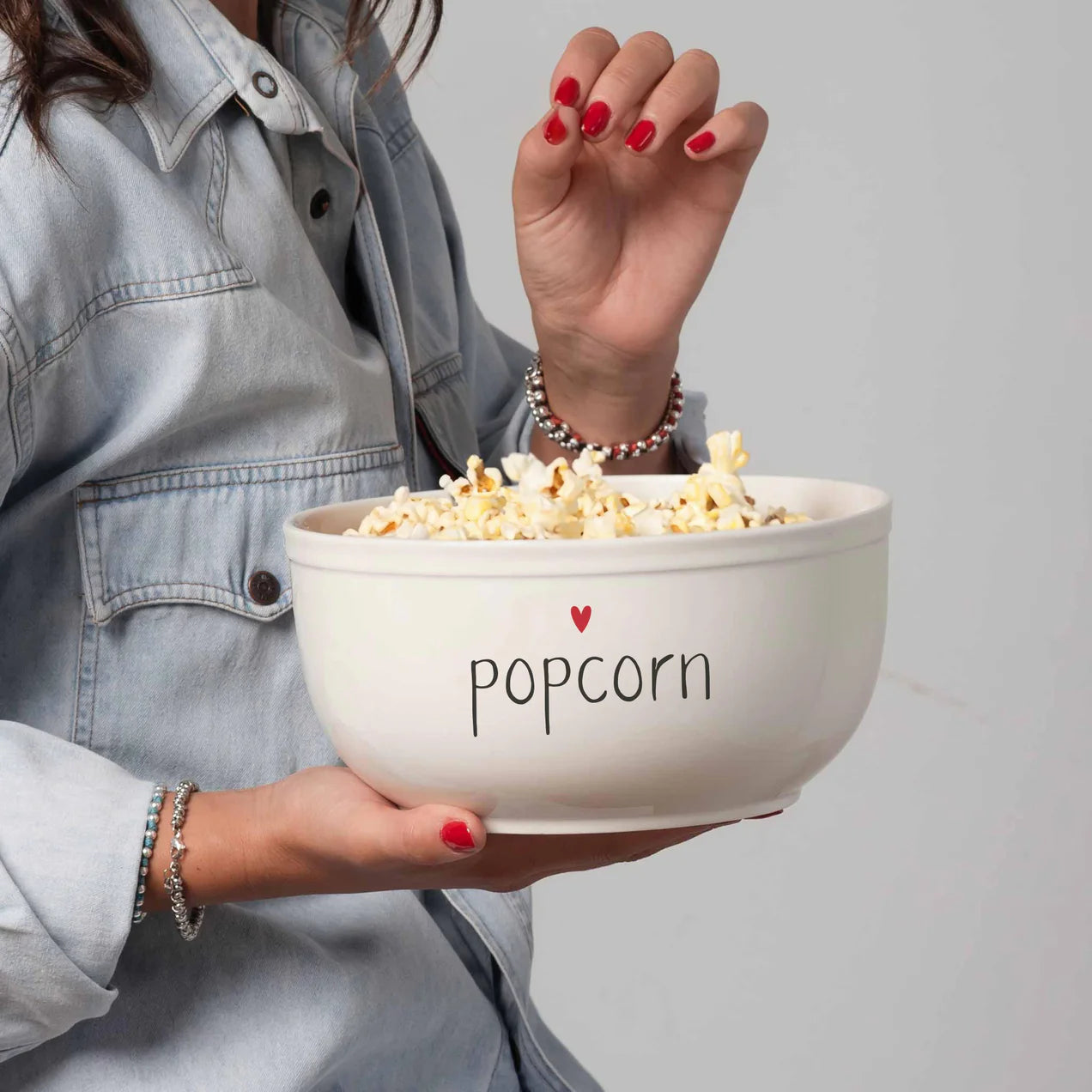 Insalatiera Popcorn Cuore 20 cm Nuova Forma Simple Day