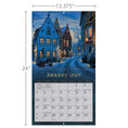 Carica l'immagine nel visualizzatore della galleria, Calendario da Parete LANG "Around the World" 2027 – Illustrazioni di Evgeny Lushpin
