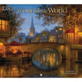 Carica l'immagine nel visualizzatore della galleria, Calendario da Parete LANG "Around the World" 2027 – Illustrazioni di Evgeny Lushpin
