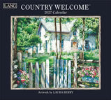 Calendario da Parete LANG "Country Welcome" 2027 – Illustrazioni di Laura Berry