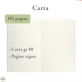 Carica l'immagine nel visualizzatore della galleria, Taccuino Live Love Write a righe
