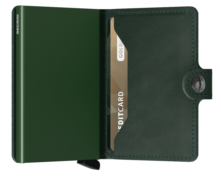 Secrid Miniwallet Original Green dettaglio