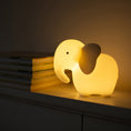 Carica l'immagine nel visualizzatore della galleria, Lampada da Notte LED Elefante Bianco RGB Mary's
