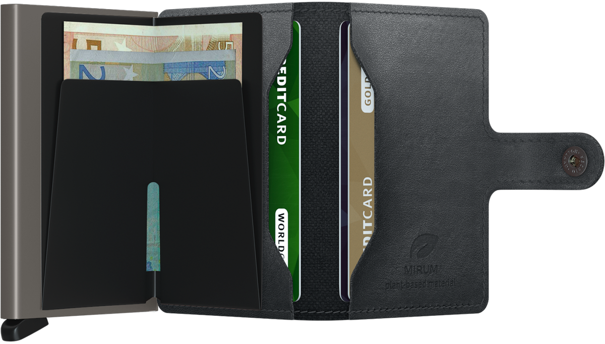 Secrid Miniwallet Mirum Black aperto