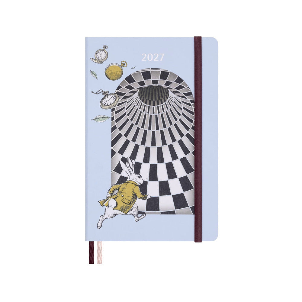 Agenda Moleskine 2027 Alice in Wonderland Giornaliera Large Copertina Rigida