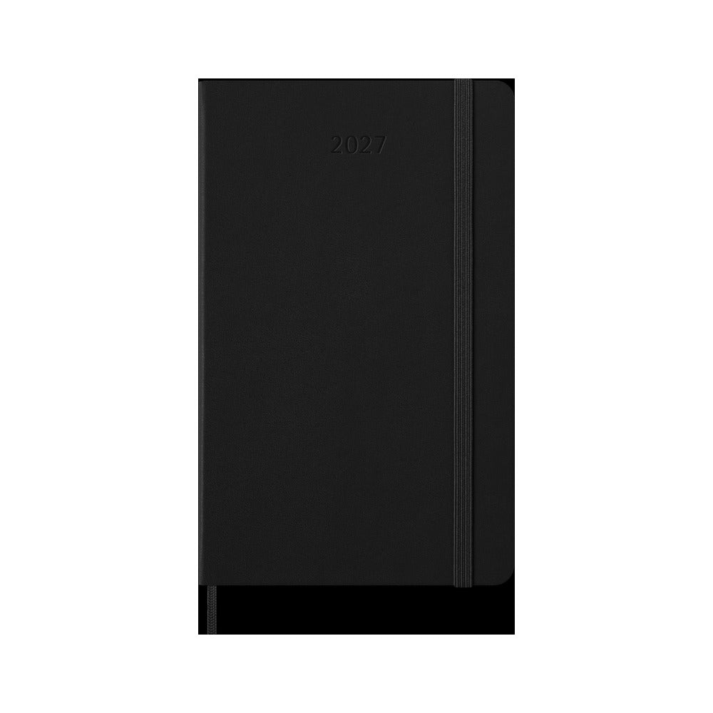 Agenda Moleskine 2027 Settimanale Verticale Large Nera Copertina Rigida