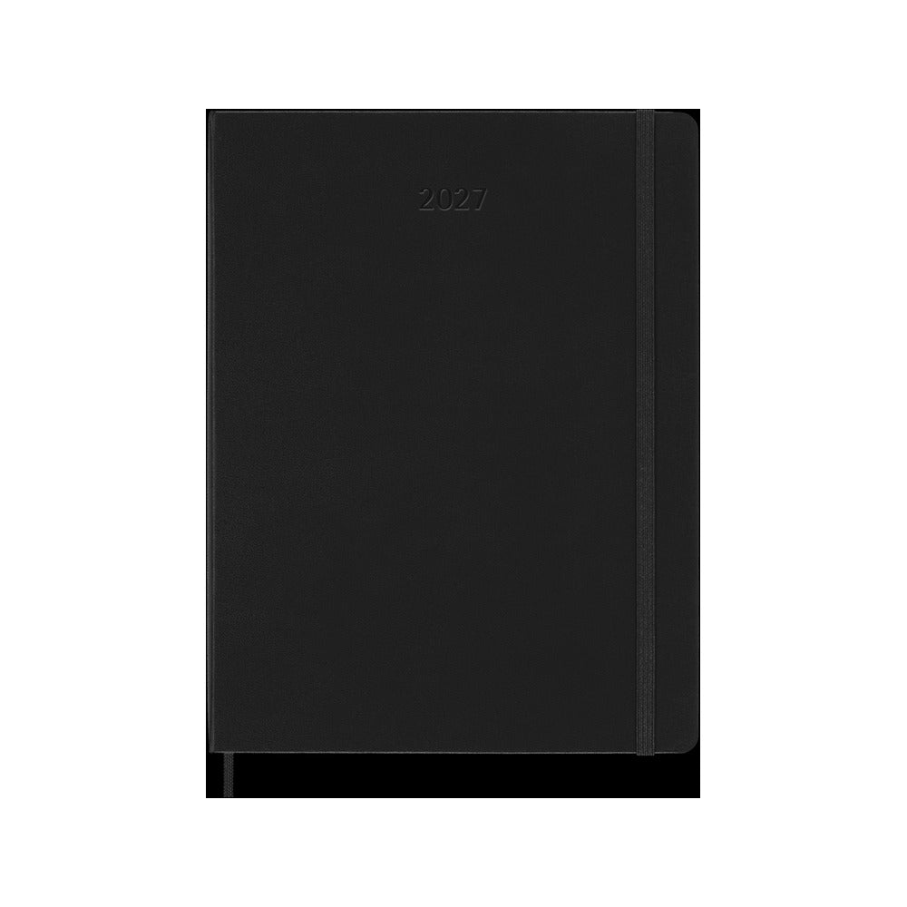 Agenda Moleskine 2027 Settimanale con Note XL Nera Copertina Rigida