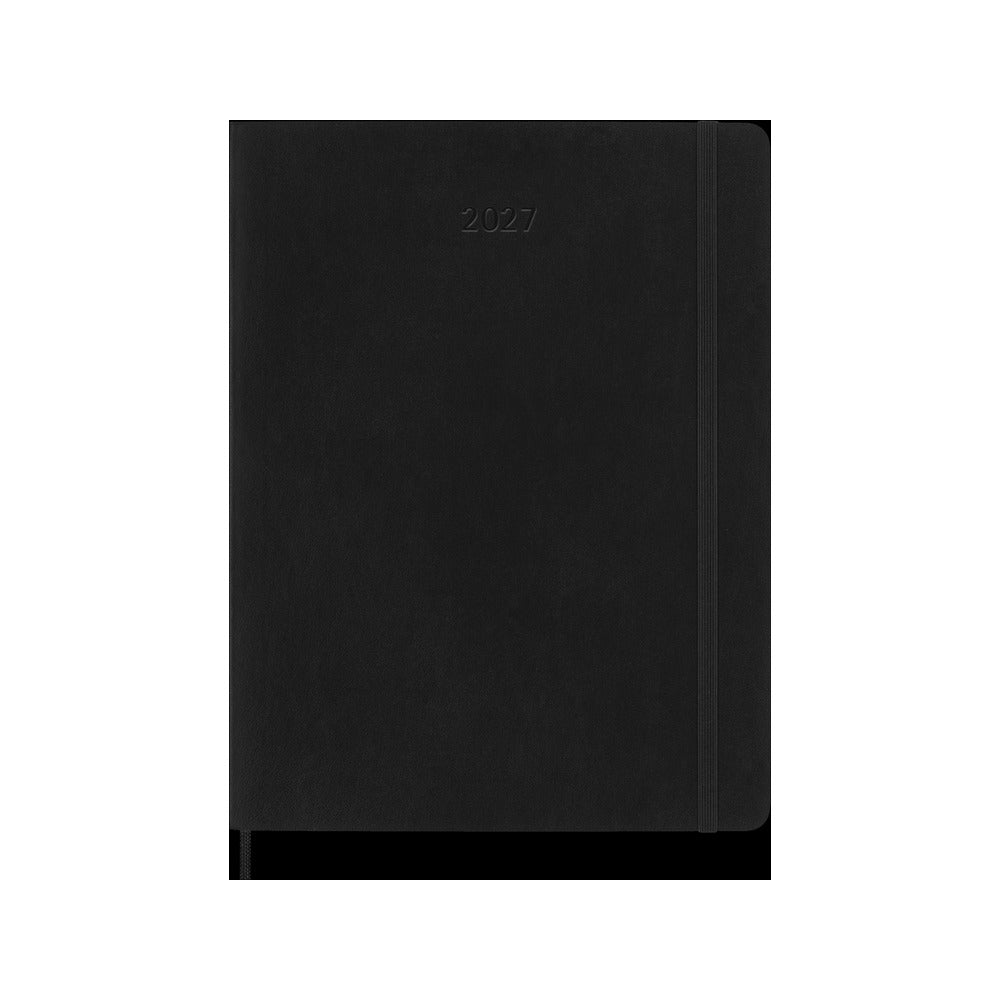 Agenda Moleskine 2027 Settimanale con Note XL Nera Copertina Morbida