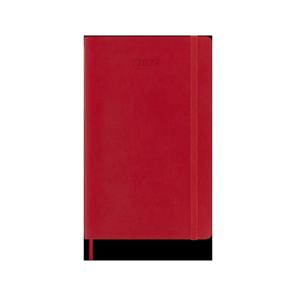 Agenda Moleskine 2027 Giornaliera Large Rosso Scarlatto Copertina Morbida