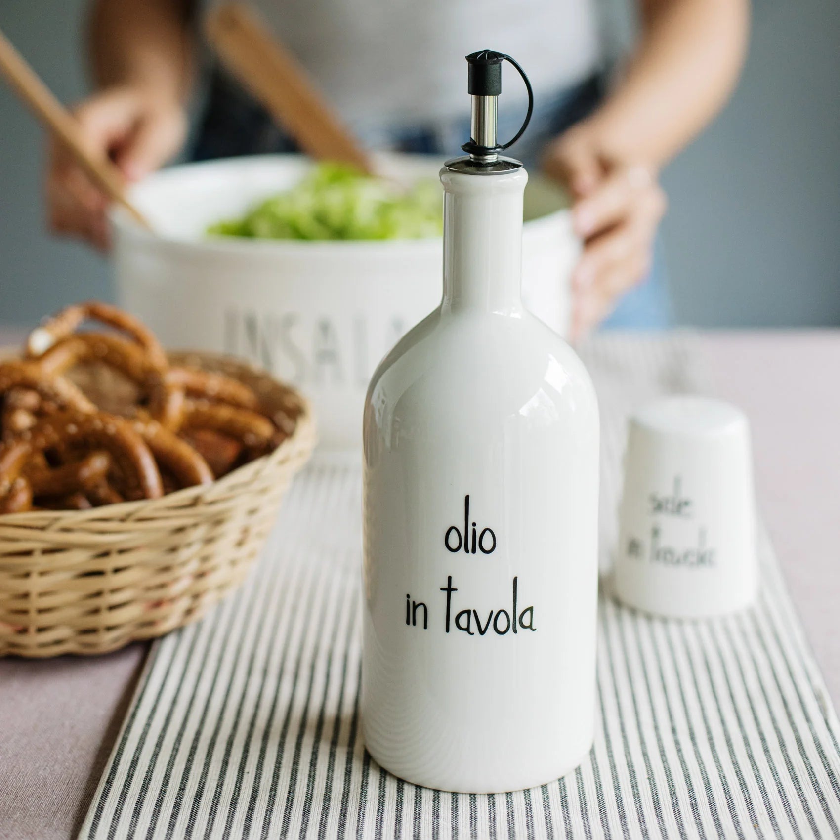 Bottiglia in gres Olio in tavola Simple Day