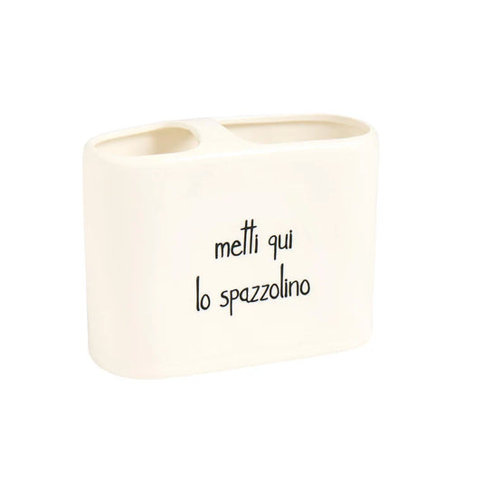 Portaspazzolino XL Metti qui lo spazzolino