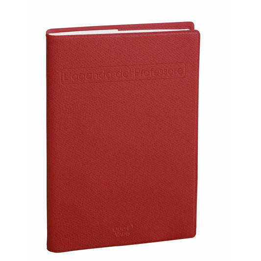 Agenda del Professore 2026-2027 Quo Vadis Impala - Rosso (Formato 21x27 cm)