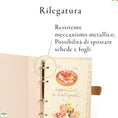 Carica l'immagine nel visualizzatore della galleria, Ricettario ad anelli A5
