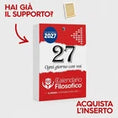 Carica l'immagine nel visualizzatore della galleria, Ricarica Calendario Filosofico A4 2027
