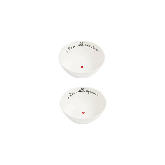 Set 2 Coppette 12,6 cm È l'Ora dell'Aperitivo