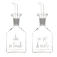 Carica l'immagine nel visualizzatore della galleria, Set 2 Bottiglie Olio in tavola e un po’ aceto
