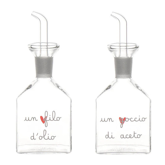 Set 2 Bottiglie Filo d’olio e Goccio aceto