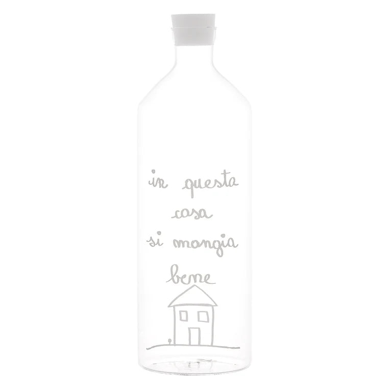 Simple Day Bottiglia In questa casa si mangia bene