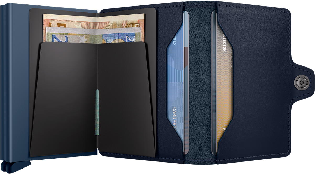 Secrid Twinwallet Original Navy-Navy aperto